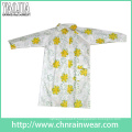 Printed Flower PVC Adult Rainwear pour cadeau promotionnel